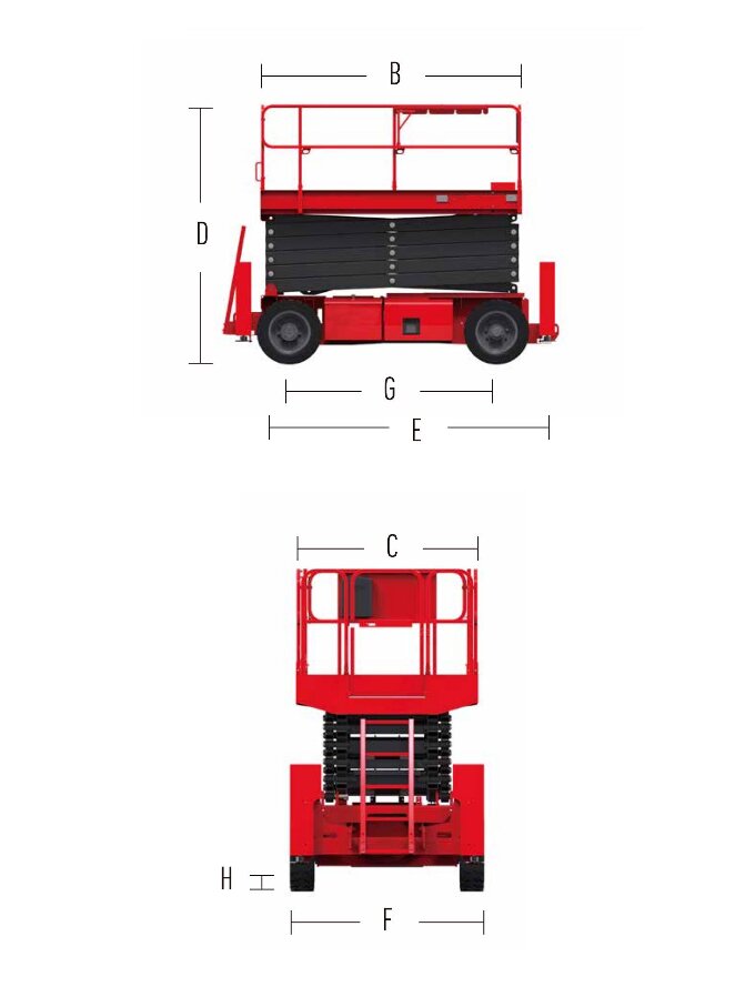 Rough Terrain Scissor Lift HS1623RT